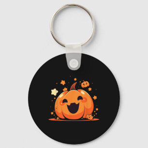 Porte-clés Kawaii Citrouille Anime Cottagecore Hommes Enfants