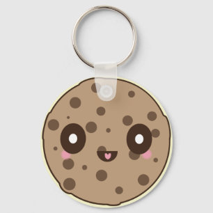 Porte-clés Kawaii Cookies puce chocolat