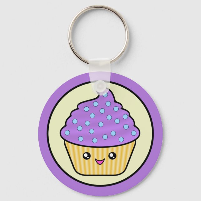 Porte-clés Kawaii Cuppy Cake Keychain (Recto)
