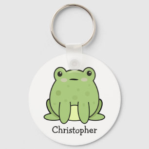 Porte-clés Kawaii Frog, Toad Personalized