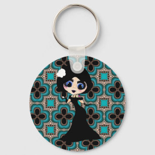Porte-clés Kawaii Gothic Lolita Art déco fille