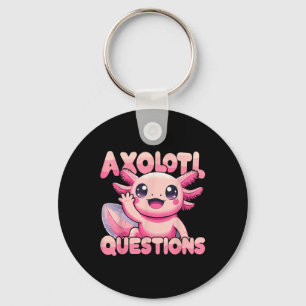 Porte-clés Kawaii I Axolotl Questions Drôle Axolotl