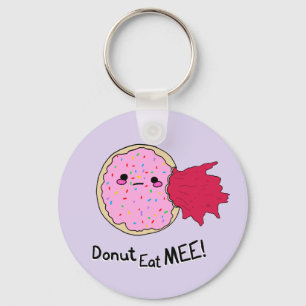 Porte-clés Kawaii Jam Donut Mange Moi