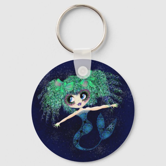 Porte-clés Kawaii Mermaid si mignon (Recto)