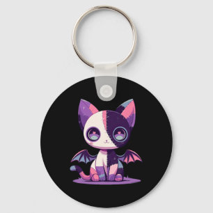 Porte-clés Kawaii Pastel Goth Déplaisant Cute Witchy Zombie P