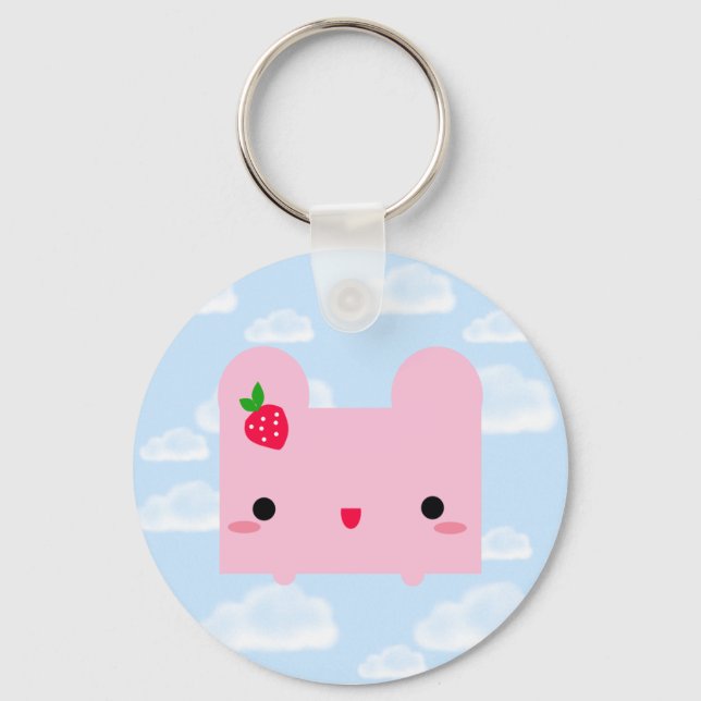 Porte-clés Kawaii Pinku Ripou (Recto)