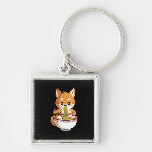 Porte-clés Kawaii ramen shiba inu   cadeau amoureux de nouill