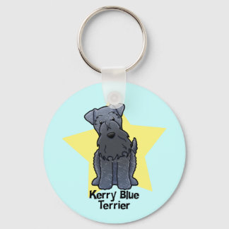 Porte-clés Kawaii Star Kerry Blue Terrier