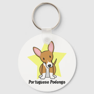 Porte-clés Kawaii Star Portugais Podengo Porte - clé