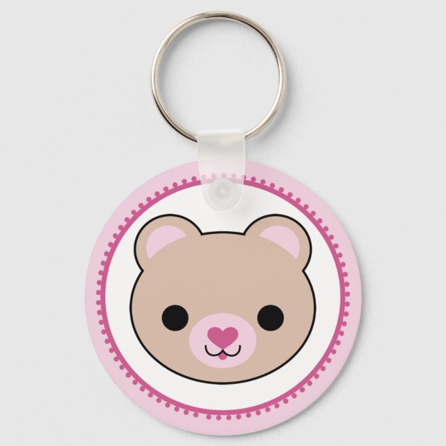 Porte-clés Kawaii Teddy Bear Porte - clé (Recto)