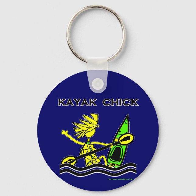 Porte-clés Kayak Chick Designs & Things (Recto)