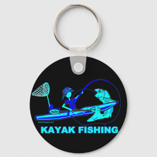 Porte-clés Kayak Pêche au Blues