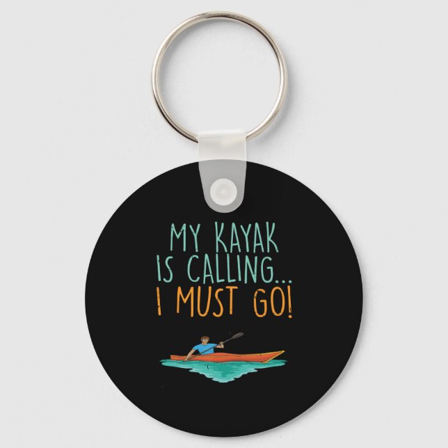 Porte-clés Kayaking Kayak Gift (Recto)