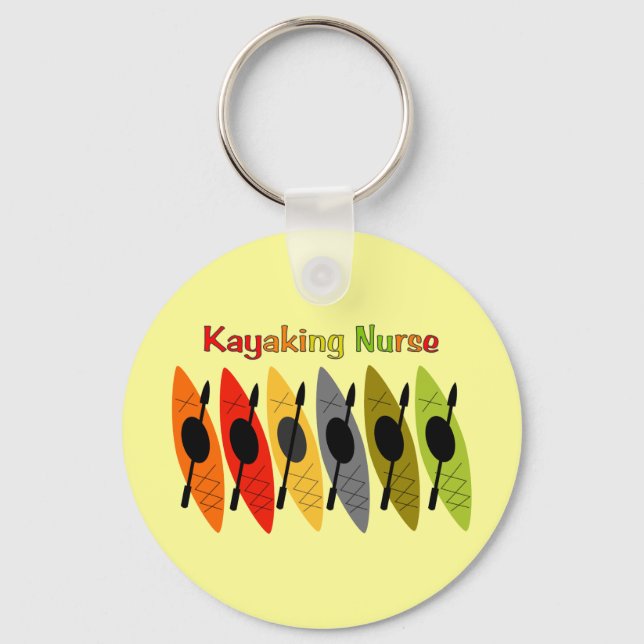 Porte-clés Kayaking Nurse T-Shirts and Gifts (Recto)
