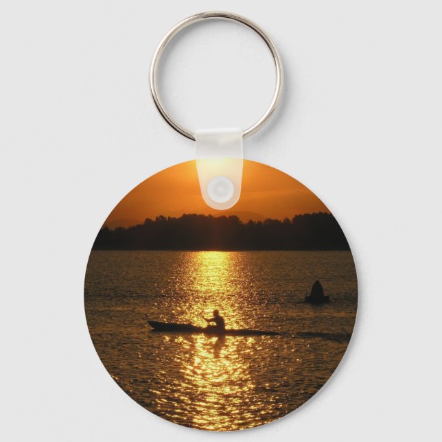 Porte-clés Kayaking Sunset (Recto)