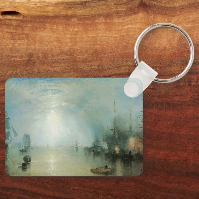 Porte-clés Keelmen Height Coals, Lune par Joseph Turner (Recto)