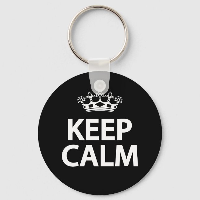 Porte-clés Keep calm (Recto)
