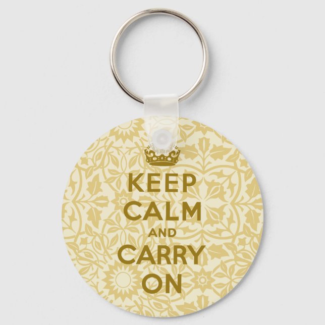 Porte-clés Keep Calm and Carry (Recto)
