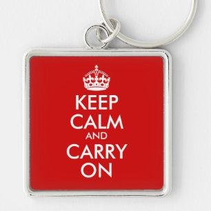 Porte-clés Keep Calm and Carry On