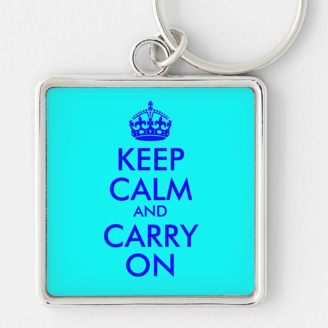 Porte-clés Keep Calm and Carry On (Devant)