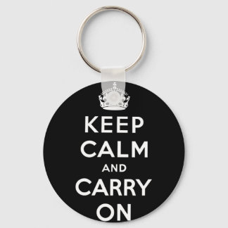 Porte-clés keep calm and carry on original