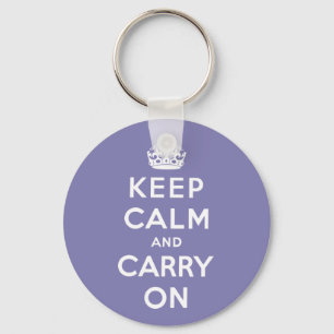 Porte-clés keep calm and carry on original