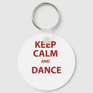 Porte-clés Keep Calm and Dance