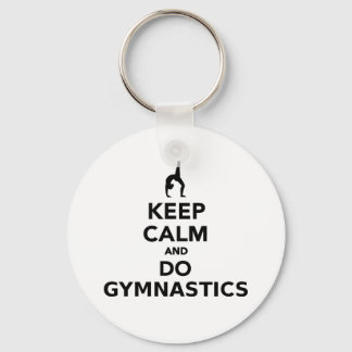 Porte-clés Keep calm and do Gymnastics