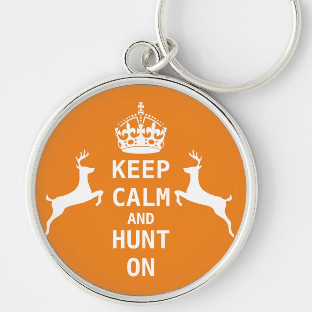 Porte-clés Keep Calm and HUNT ON (Devant)