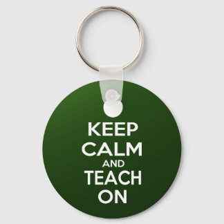 Porte-clés Keep Calm and Teach On