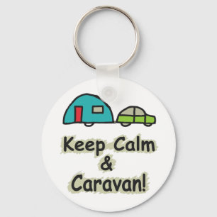 Porte-clés Keep Calm Caravan
