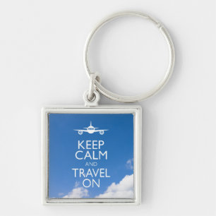 PORTE-CLÉS KEEP CALM ET TRAVEL