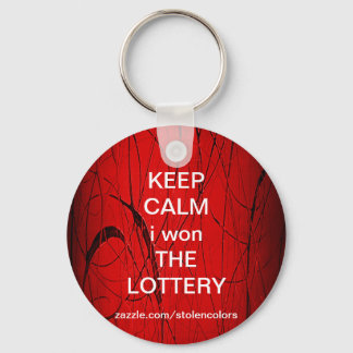 Porte-clés KEEP CALM i a gagné LE Porte - clé LOTTERY