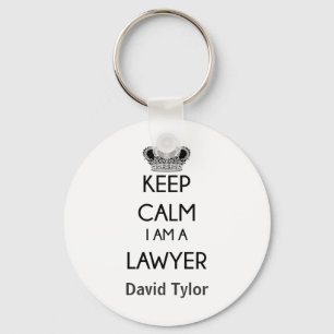 Porte-clés Keep Calm, I am a Lawyer