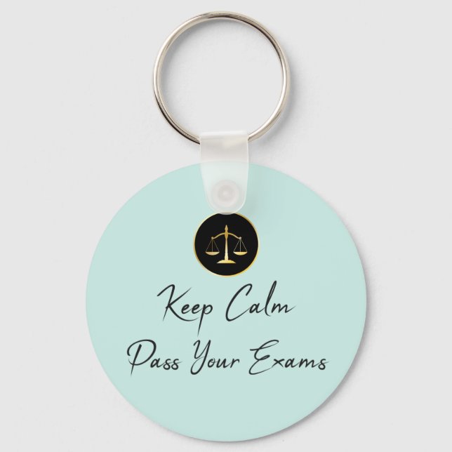Porte-clés Keep calm. Passer vos examens (Recto)