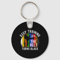 Keep Training Until Belt Turns Black Karate Taekwo