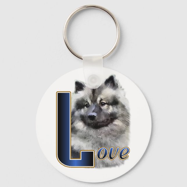 Porte-clés Keeshond Gifts (Recto)