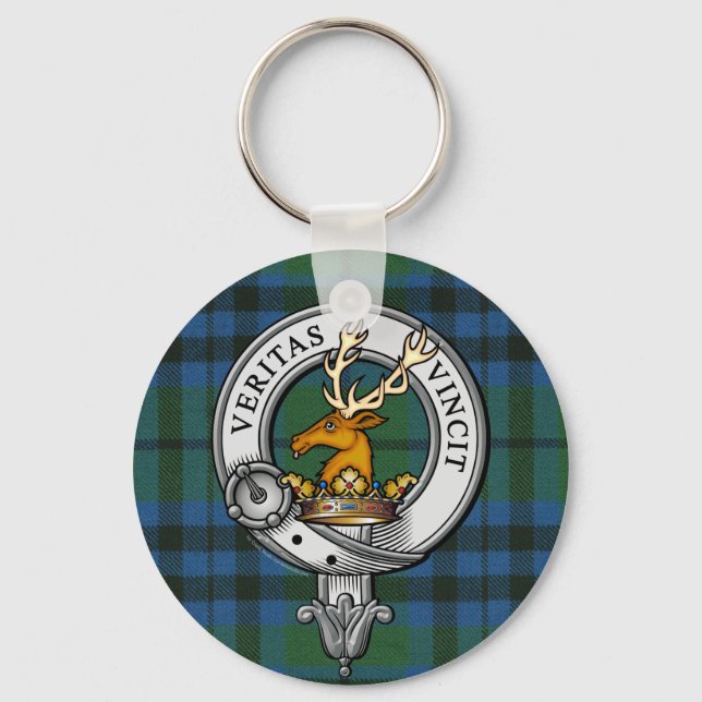 Porte-clés Keith Crest et Tartan (Recto)