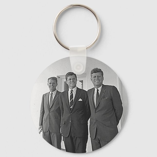 Porte-clés Kennedy Brothers, John, Ted, Robert (Recto)