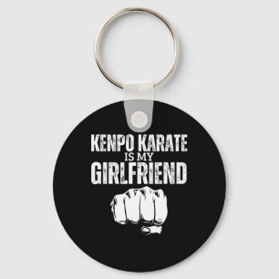 Porte-clés Kenpo Karate Est Ma Fille Amusante Américaine Kenp