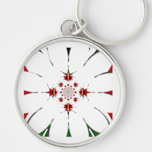 Porte-clés Kenya HAKUNA MATATA RED GREEN patter design