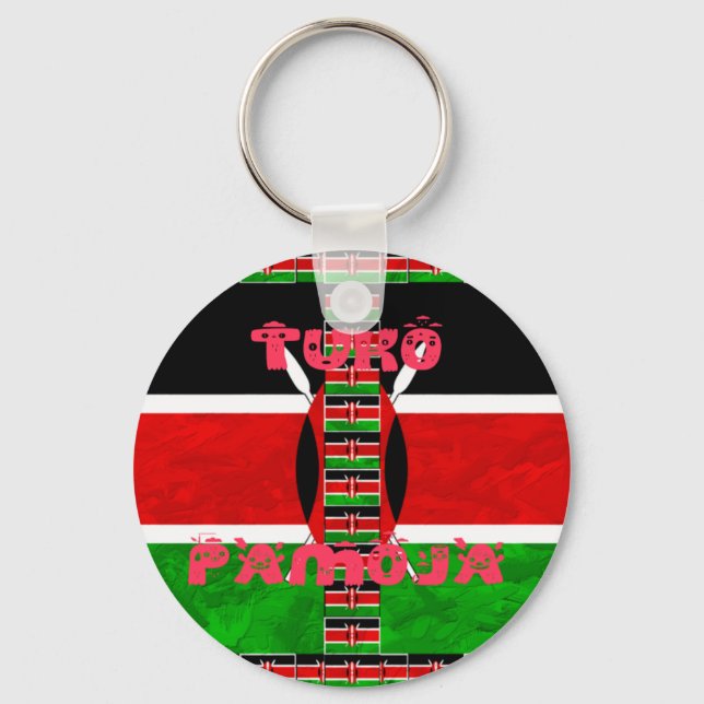 Porte-clés Kenya Tuko Pamoja (Recto)