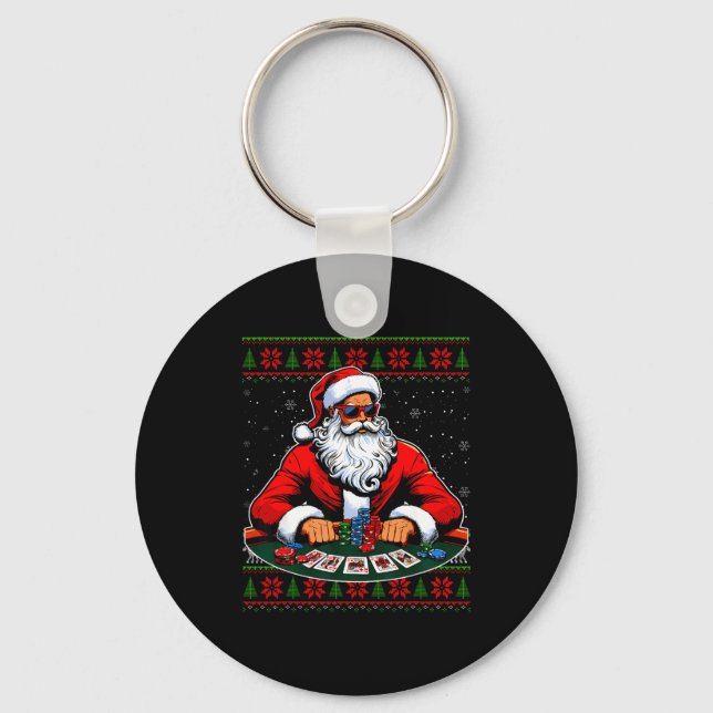 Porte-clés Ker Santa Ker Player Ugly Christmas Sweater Men Wo (Recto)