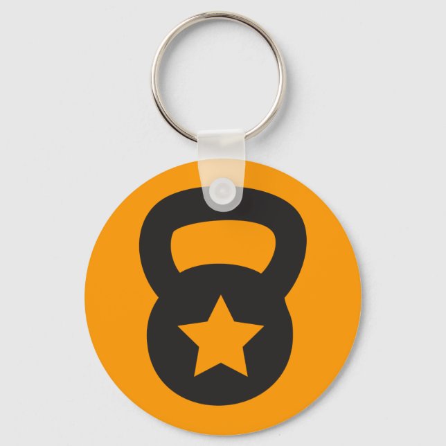 Porte-clés Kettlebell With An Empty Star (Recto)