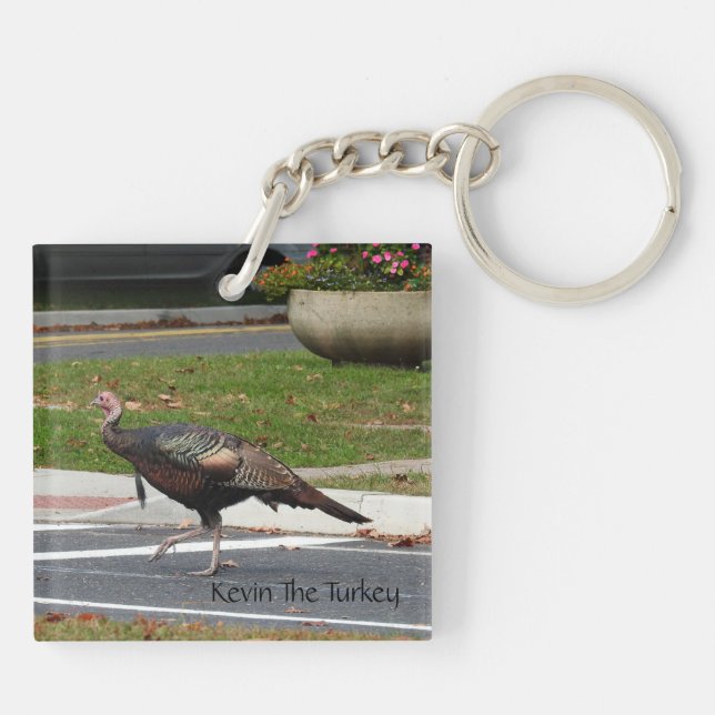 Porte-clés Kevin The Turkey - Old Wethersfield, CT (2 photos) (Dos)