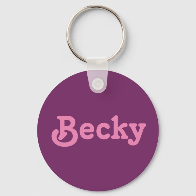 Porte-clés Key Chain Becky (Recto)