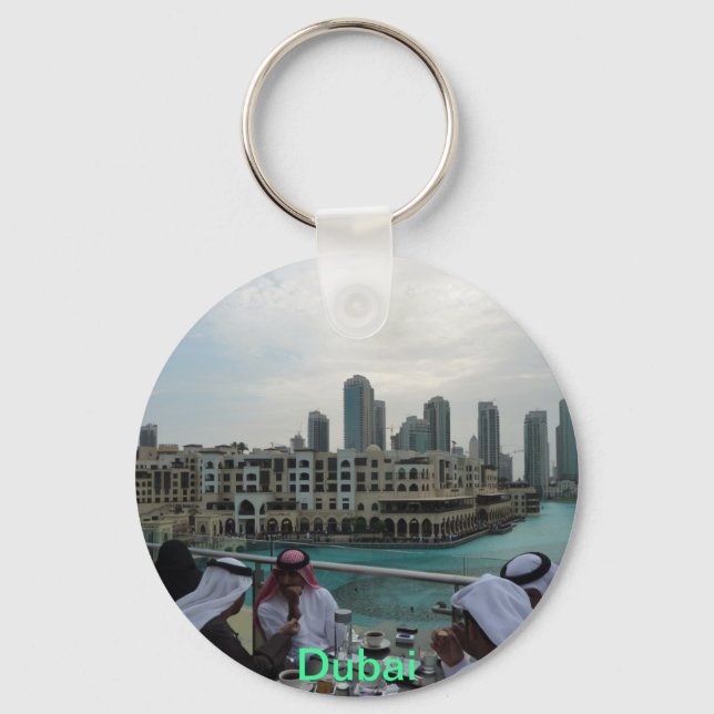 Porte-clés KEY CHAIN - Coffee time in Dubai (Recto)