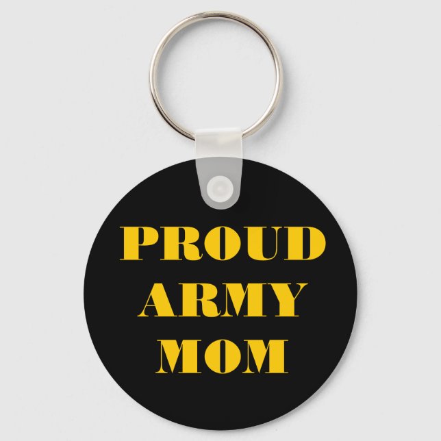 Porte-clés Key Chain Proud Army Mom (Recto)