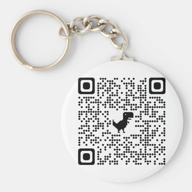Porte-clés Key Chain QRCODE to Rickroll (Devant)
