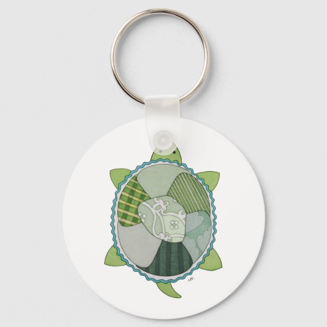 Porte-clés Key Lime Turtle Keychain (Recto)